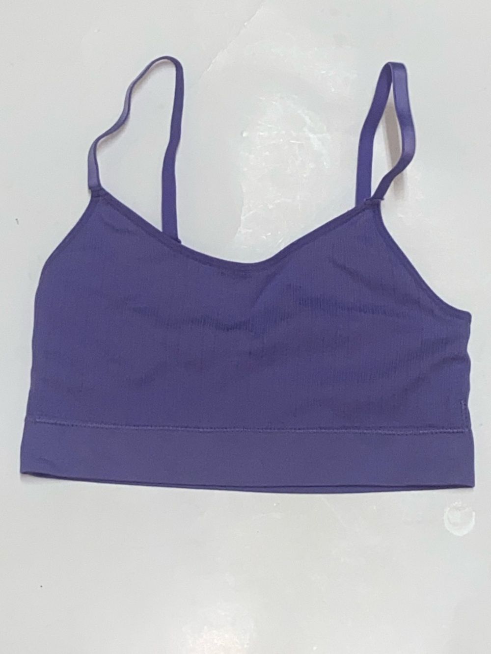 Auden Purple Seamless Lightweight Bralette Size M